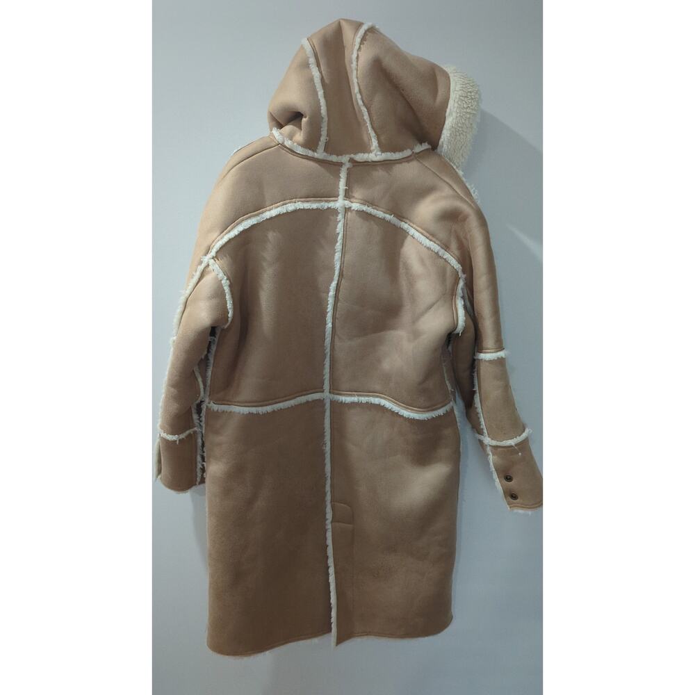 Pilcro Anthropologie Reversible Sherpa Coat NWT - Picture 8 of 8